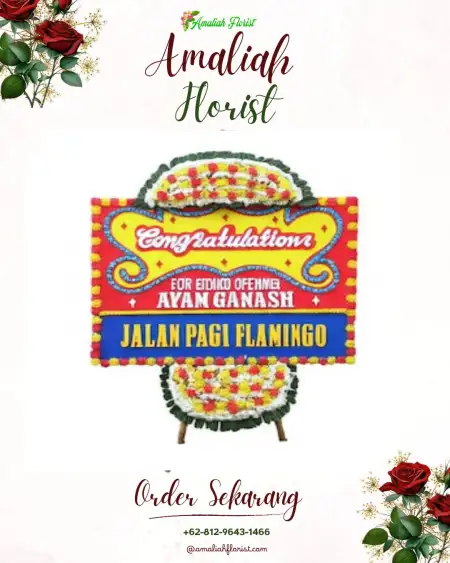 Sewa Papan Bunga Venue Wedding Puncak